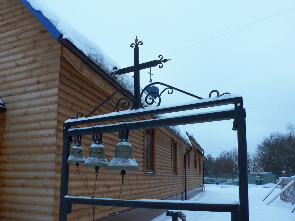 Церковь Успения Пресвятой Богородицы (временная) на подворье Иосифо-Волоцкого монастыря, Хорошёво-Мнёвники (Северо-Западный административный округ (СЗАО), г. Москва). архитектурные детали, Звонница.
