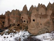 Монастырь, Скальный монастырь в Зельве.<br>, Зельве, Невшехир, Турция