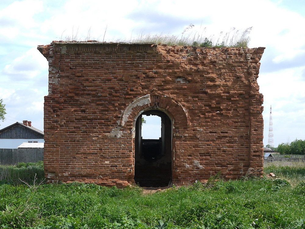 Часовня Тихона, Шевелёва (Катайский район, Курганская область). фасады, Западный фасад