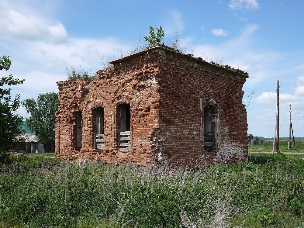 Часовня Тихона, Шевелёва (Катайский район, Курганская область). фасады, Вид с юго-востока