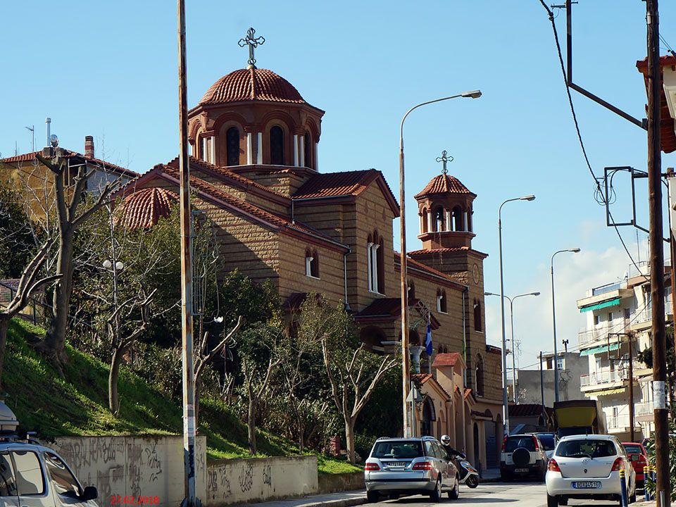 Салоники (Θεσσαλονίκη). Церковь Василия Великого. фасады
