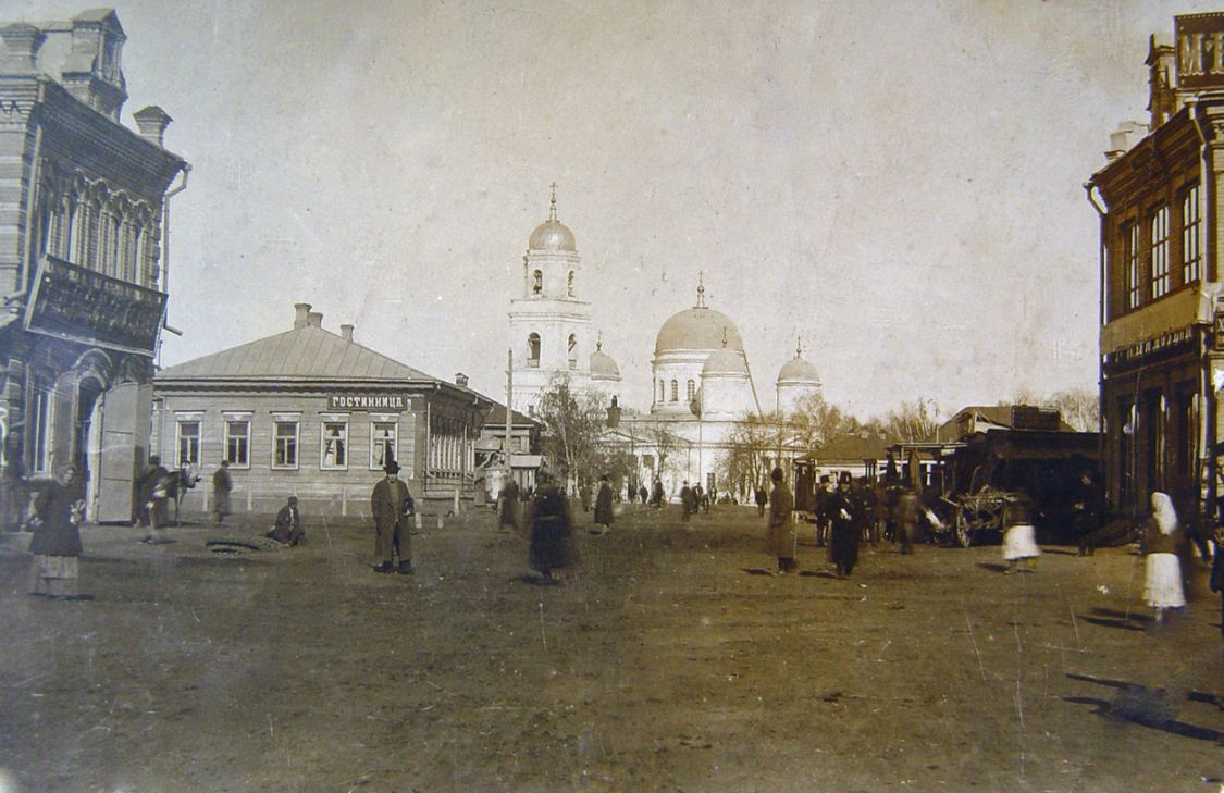 Стерлитамак. Собор Казанской иконы Божией Матери. архивная фотография, Фотоснимок с дореволюционной фотографии.