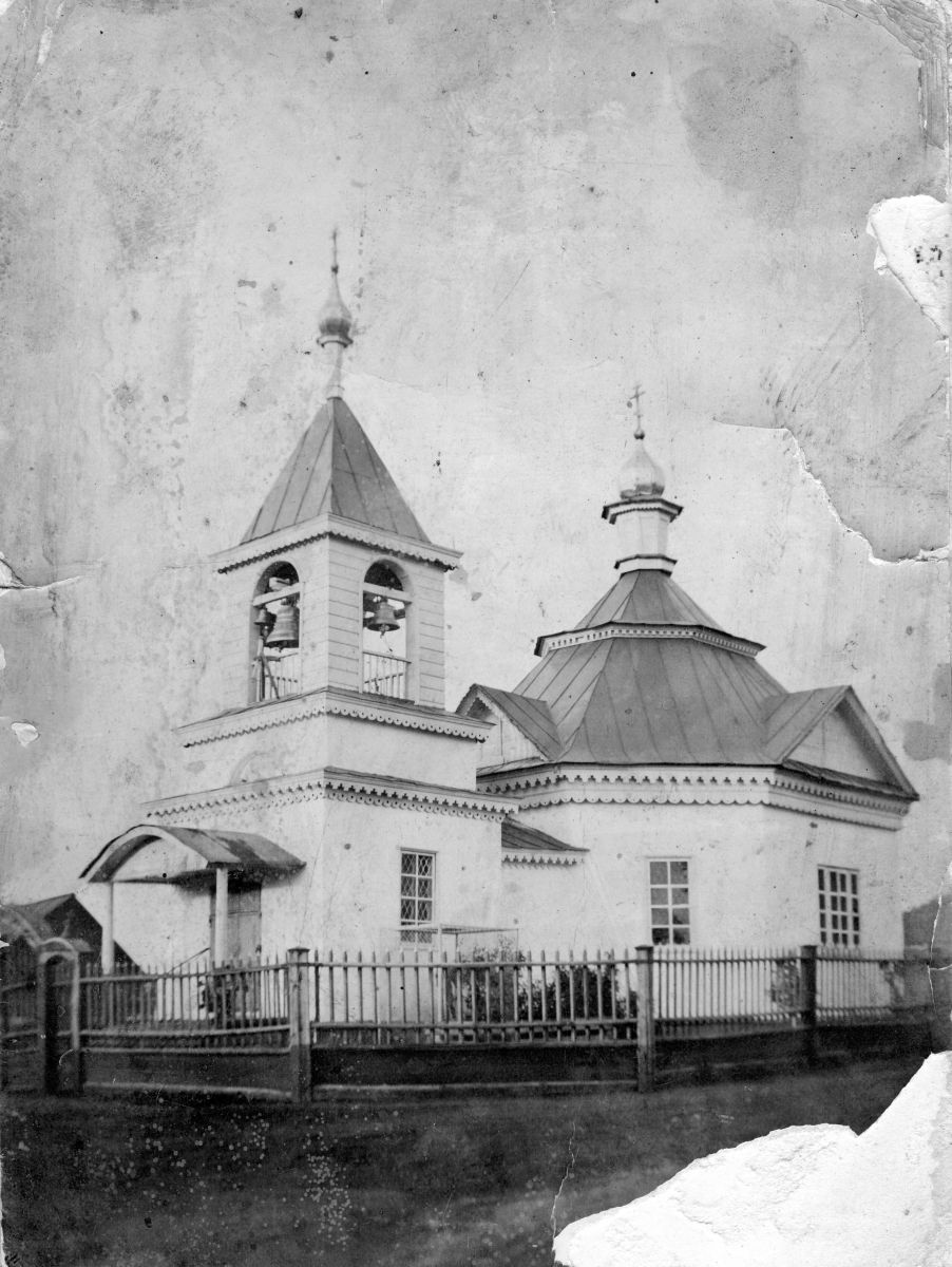 Церковь Илии Пророка (старая), Новоандреевка (Миасс, город, Челябинская область). архивная фотография, Старинное фото из частного архива
