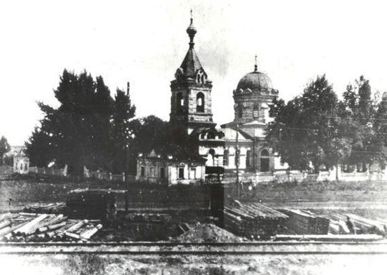 Церковь Петра, Алексия, Ионы, Филиппа, святителей Московских на Авиловской стороне, Лозовая (Лозовской район, Украина, Харьковская область). архивная фотография, Частная коллекция. Фото 1910-х годов
