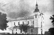 Церковь Марии Магдалины, Церковь после перестройки в костёл. Фото 1930-х годов из приходского архива<br>, Столбцы, Столбцовский район, Беларусь, Минская область