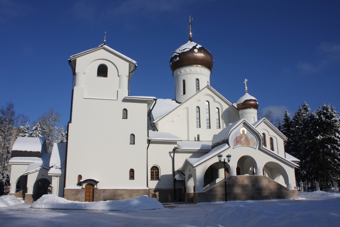 Церковь Троицы Живоначальной (каменная) в Троицке, Троицк (Троицкий административный округ (ТАО), г. Москва). фасады