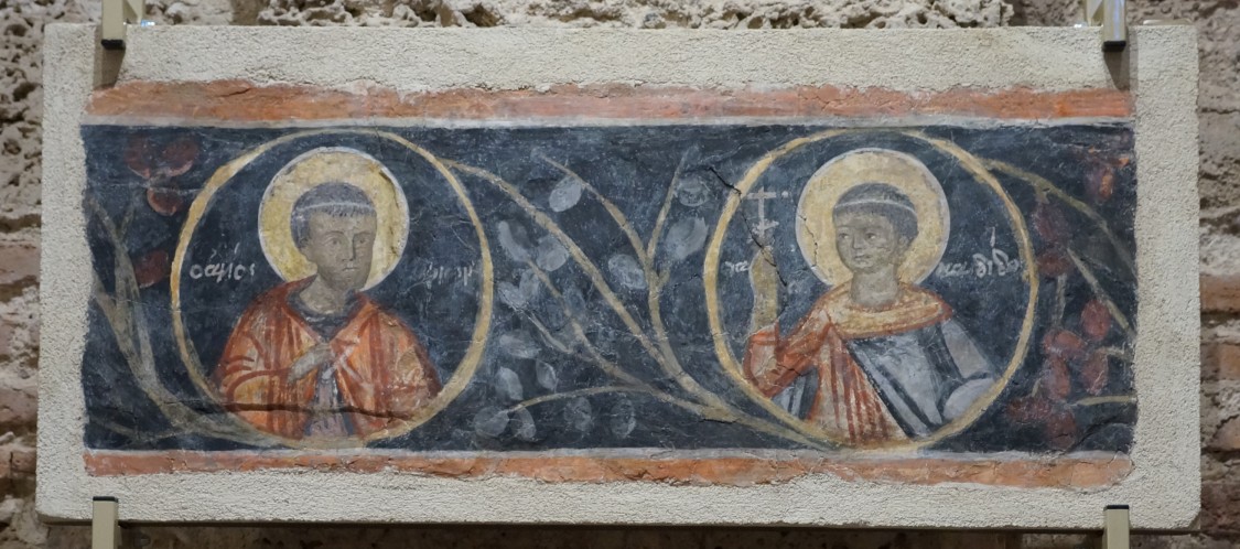 Церковь Георгия Победоносца (старая), Несебыр (Бургасская область, Болгария). интерьер и убранство, Фреска 