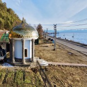 Часовня Байкальской иконы Божией Матери, Вид с СЗ<br>, Листвянка, Иркутский район, Иркутская область