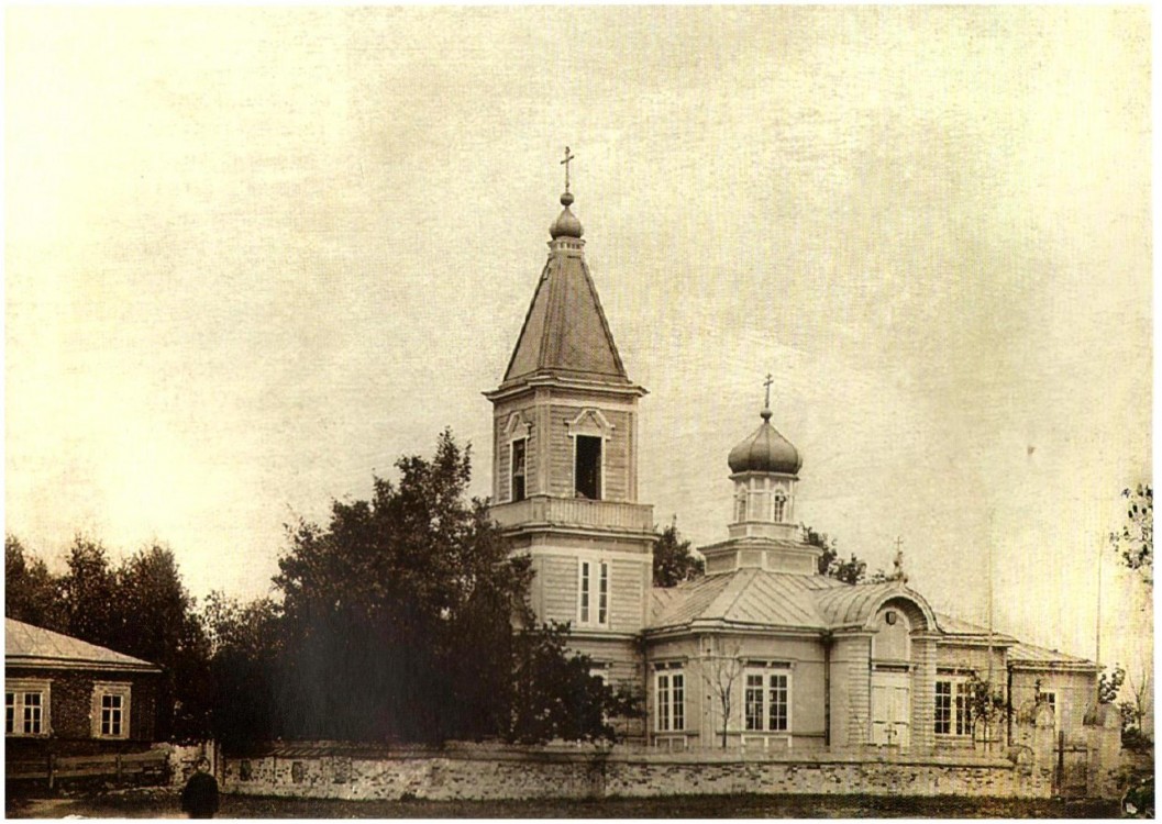 Церковь Георгия Победоносца, Донской (Азовский район и г. Азов, Ростовская область). архивная фотография, Частная коллекция. Фото 1900-х годов