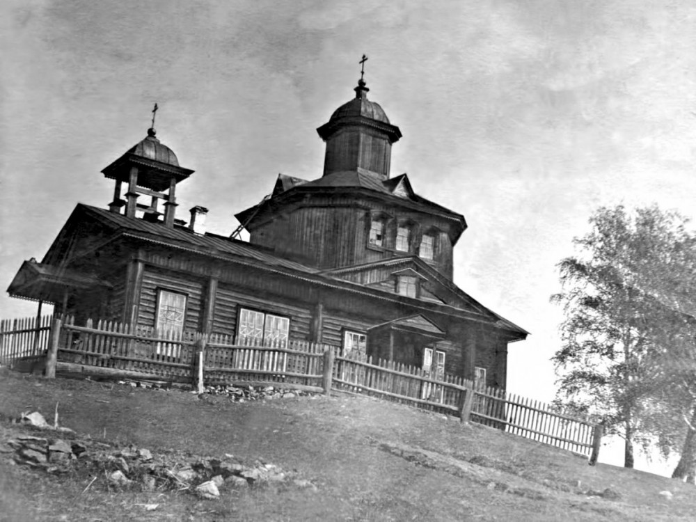 Часовня Николая Чудотворца (поморского согласия), Верх-Нейвинский (Невьянский район (Невьянский ГО и ГО Верх-Нейвинский), Свердловская область). архивная фотография, Фото 1936 года из архива Т.П. Клементьевой