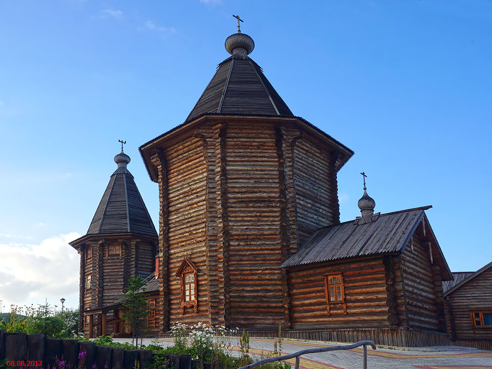 Троицкий Феодоритов Кольский мужской монастырь. Церковь Феодорита Кольского, Мурманск (Мурманск, город, Мурманская область). фасады