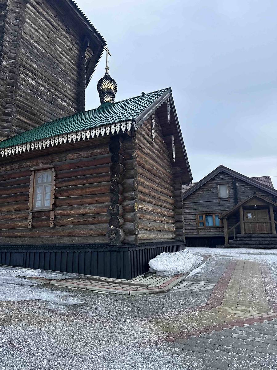 архитектурные детали. Троицкий Феодоритов Кольский мужской монастырь. Церковь Феодорита Кольского, Мурманск (Мурманск, город, Мурманская область)