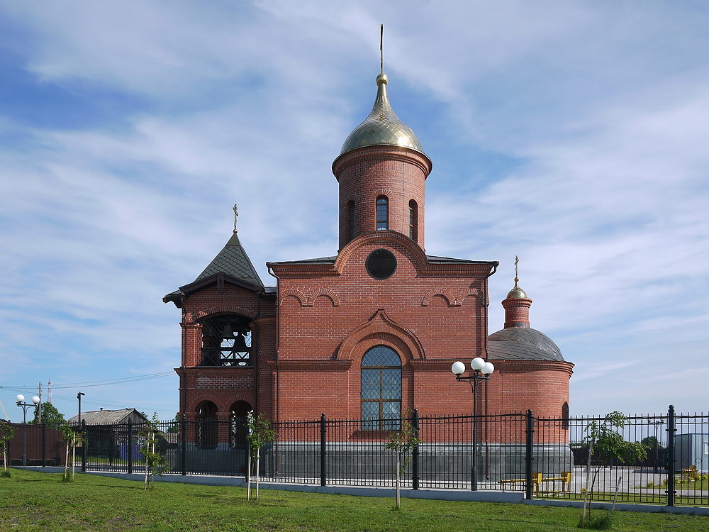 Церковь Троицы Живоначальной (новая), Песчанотаволжанское (Шадринский район и г. Шадринск, Курганская область). фасады, Южный фасад