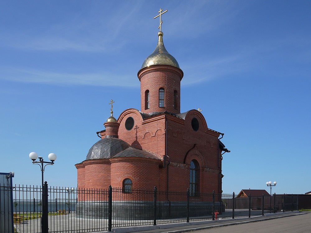 Церковь Троицы Живоначальной (новая), Песчанотаволжанское (Шадринский район и г. Шадринск, Курганская область). фасады, Вид с северо-востока
