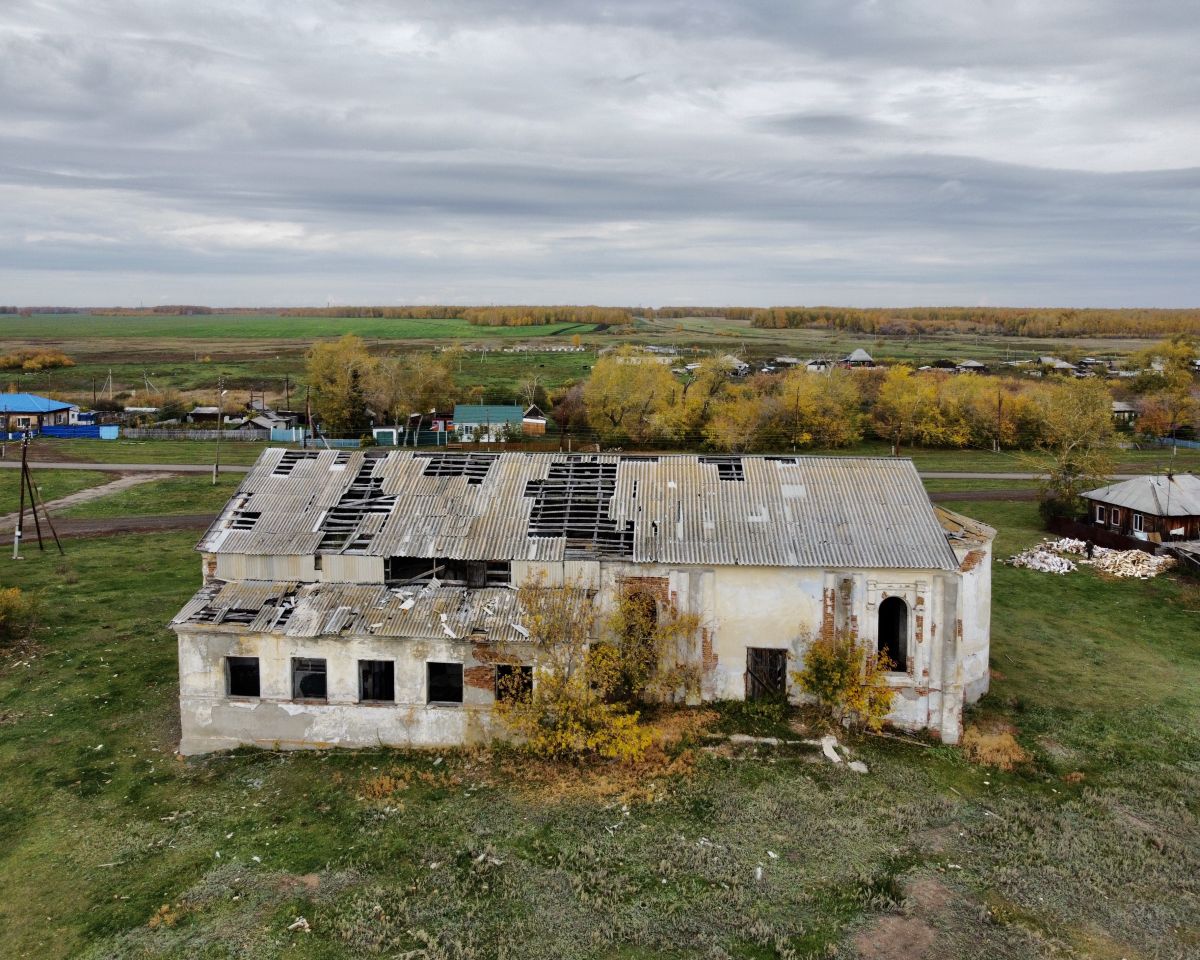 Церковь Вознесения Господня, Арлагуль (Лебяжьевский район, Курганская область). фасады, Вид с ЮВ
