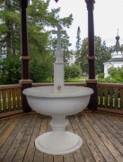 Успенский Иосифо-Волоцкий монастырь. Неизвестная часовня-сень, Водосвятная часовня<br>, Теряево, Волоколамский городской округ, Московская область