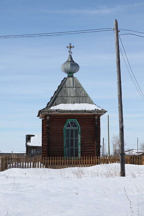 Часовня Петра и Павла, Масли (Мишкинский район, Курганская область). фасады, Восточный фасад