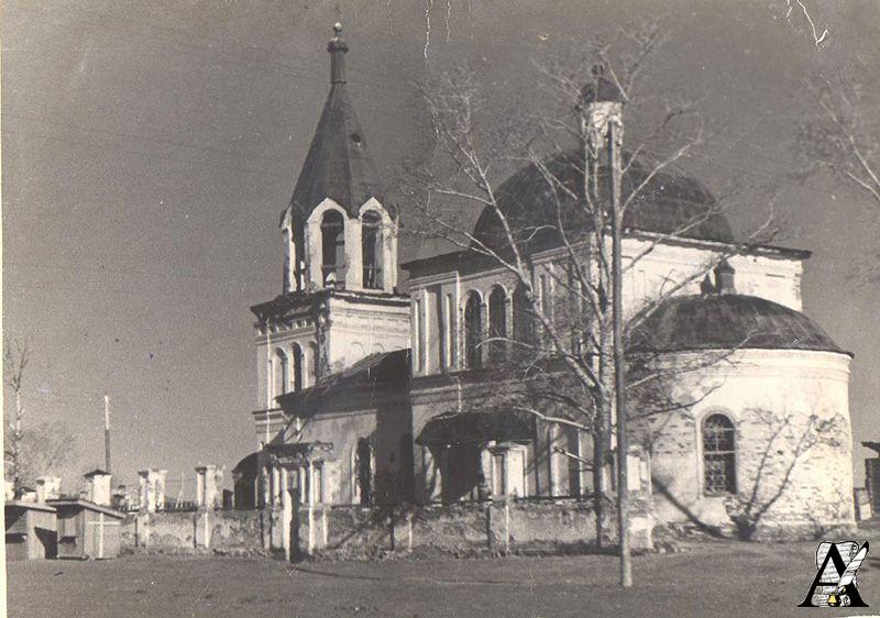 Долговка. Церковь Михаила Архангела. архивная фотография, Фото начала 1950-ых гг. из фондов Государственного архива Курганской области