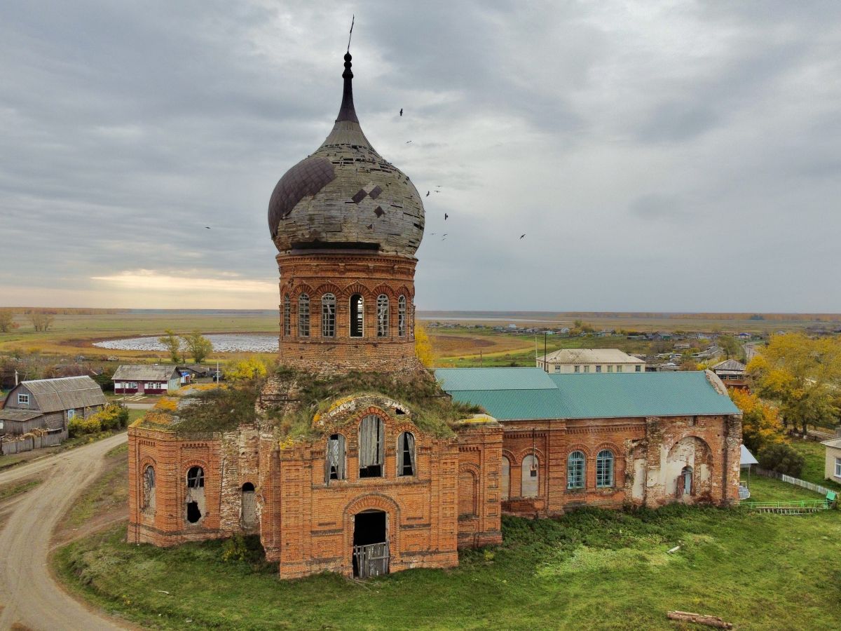 Церковь Илии Пророка, Ёлошное (Лебяжьевский район, Курганская область). фасады, Северный фасад