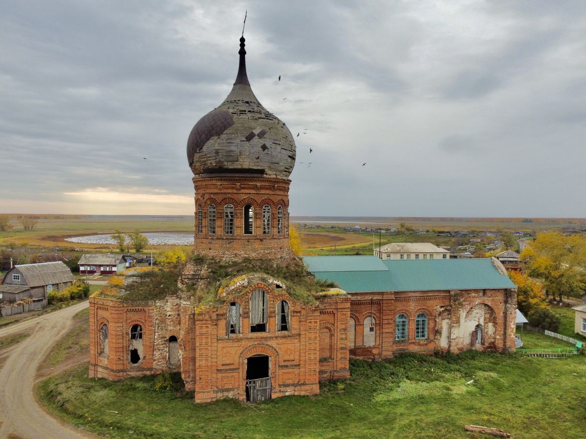 Ёлошное. Церковь Илии Пророка. фасады, Северный фасад