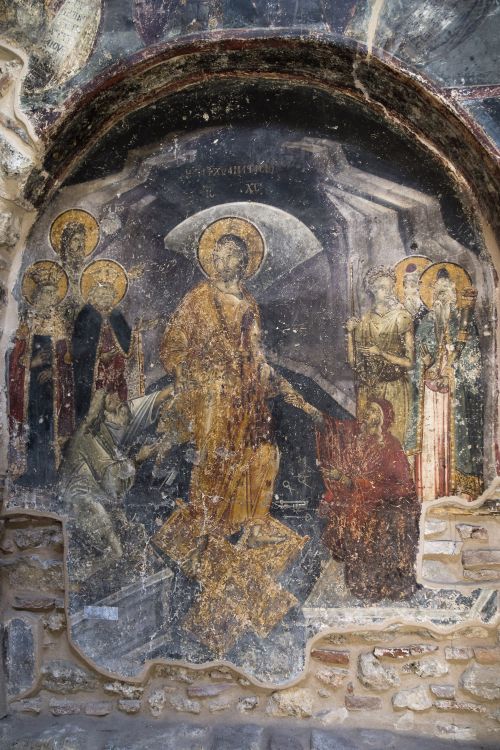 Церковь Воскресения Христова, Верия (Βέροια) (Центральная Македония, Греция). интерьер и убранство, Сошествие во ад. 1315 г. Художник Георгиос Каллиергис.