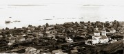 Церковь Покрова Пресвятой Богородицы в Самарове (старая), Село Самарово в начале ХХ века. Предыдущая церковь, разрушенная в 1930-е гг. Фото с сайта: http://admhmansy.ru/city/history.php <br>, Ханты-Мансийск, Ханты-Мансийский район и г. Ханты-Мансийск, Ханты-Мансийский автономный округ