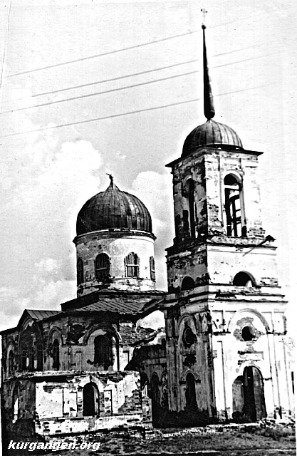 Петровское. Церковь Благовещения Пресвятой Богородицы. архивная фотография, Старое фото