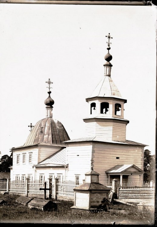 Церковь Троицы Живоначальной, Кондинское (Нахрачи) (Кондинский район, Ханты-Мансийский автономный округ). архивная фотография, Старинное фото
