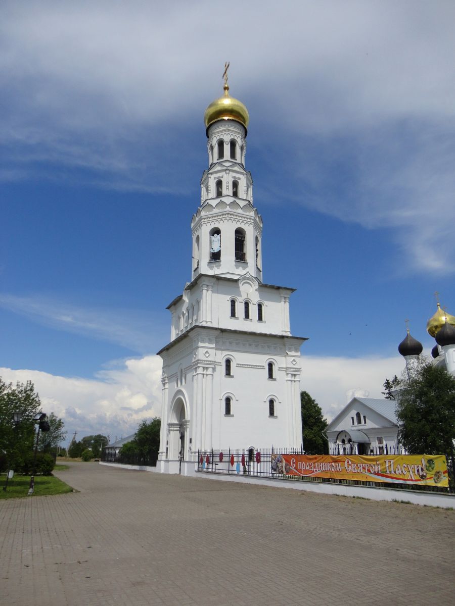 Завидово. Ансамбль Успенской и Троицкой церквей. Колокольня (новая). архитектурные детали