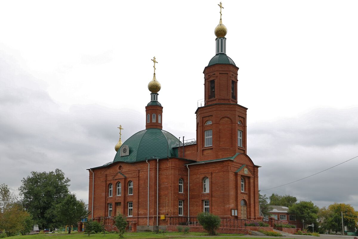 Церковь Троицы Живоначальной, Горьковское (Горьковский район, Омская область). фасады