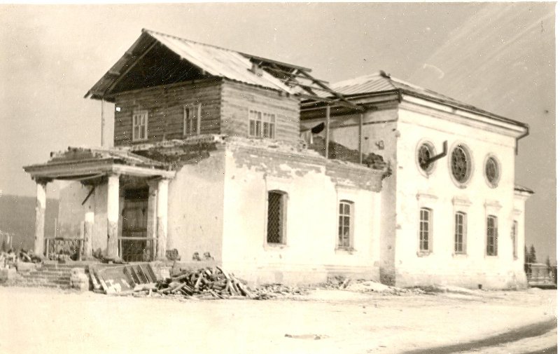 Нерюктяйинск 1-й. Церковь Иоанна Предтечи. архивная фотография, Фото советского периода из фондов Музея истории земледелия Якутии Олёкминского района