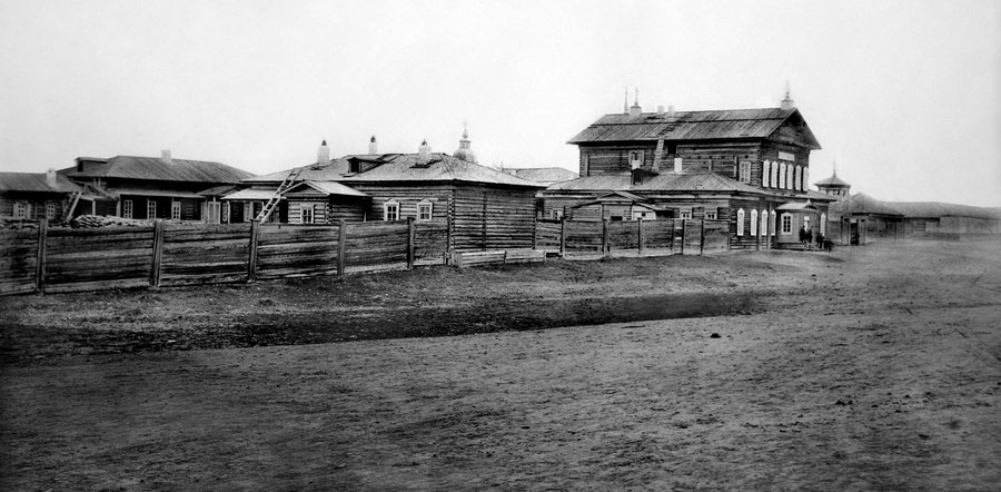 Домовая церковь Покрова Пресвятой Богородицы при духовной семинарии, Якутск (Якутск, город, Республика Саха (Якутия)). архивная фотография, Фото конца XIX века