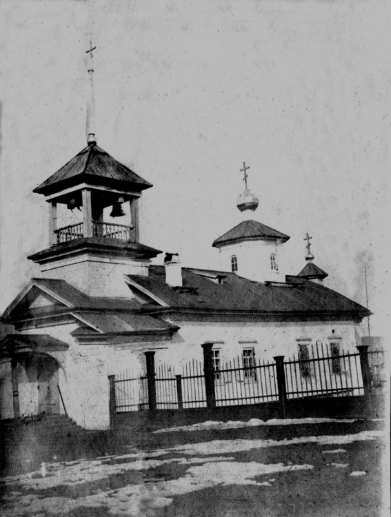 Церковь Николая Чудотворца (старая), Мача (Олёкминский район, Республика Саха (Якутия)). архивная фотография, Фото 1910-11 годов из архива Александра Козлова