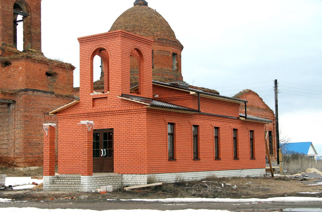 Церковь Рождества Христова (новая), Верхняя Колыбелька (Хлевенский район, Липецкая область). документальные фотографии