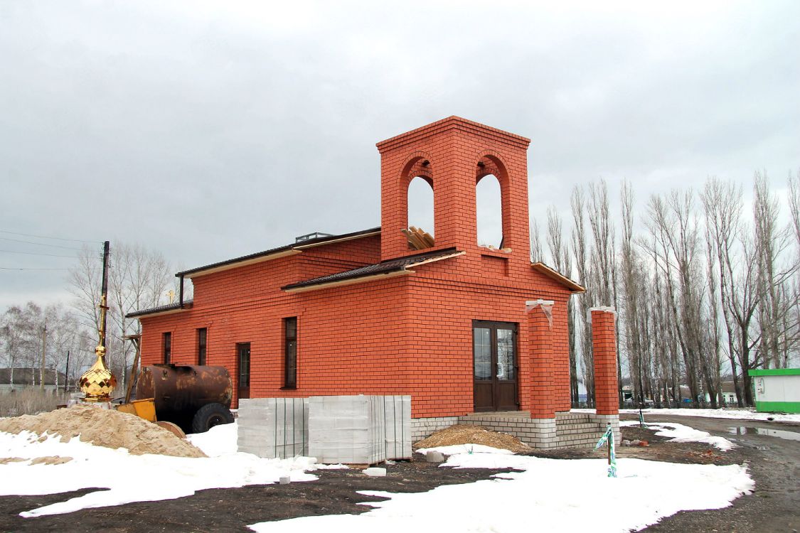 Церковь Рождества Христова (новая), Верхняя Колыбелька (Хлевенский район, Липецкая область). документальные фотографии