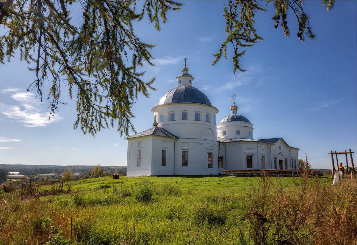 Церковь Преображения Господня, Спасская (Спасское на Соденьге) (Устьянский район, Архангельская область). фасады