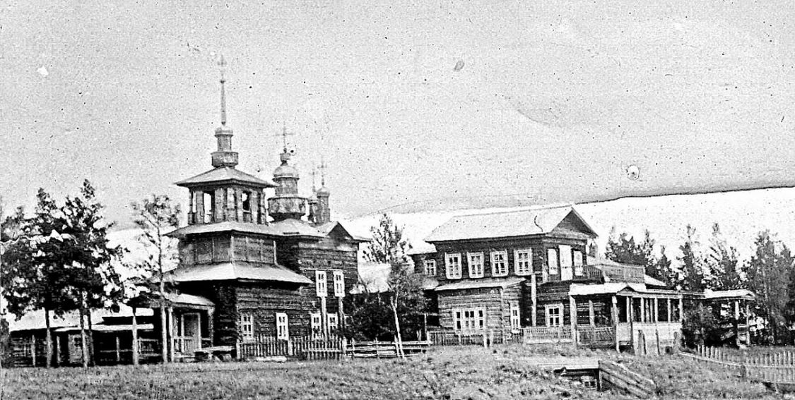 Неизвестная церковь на архиерейской даче, Якутск (Якутск, город, Республика Саха (Якутия)). архивная фотография, Старое фото