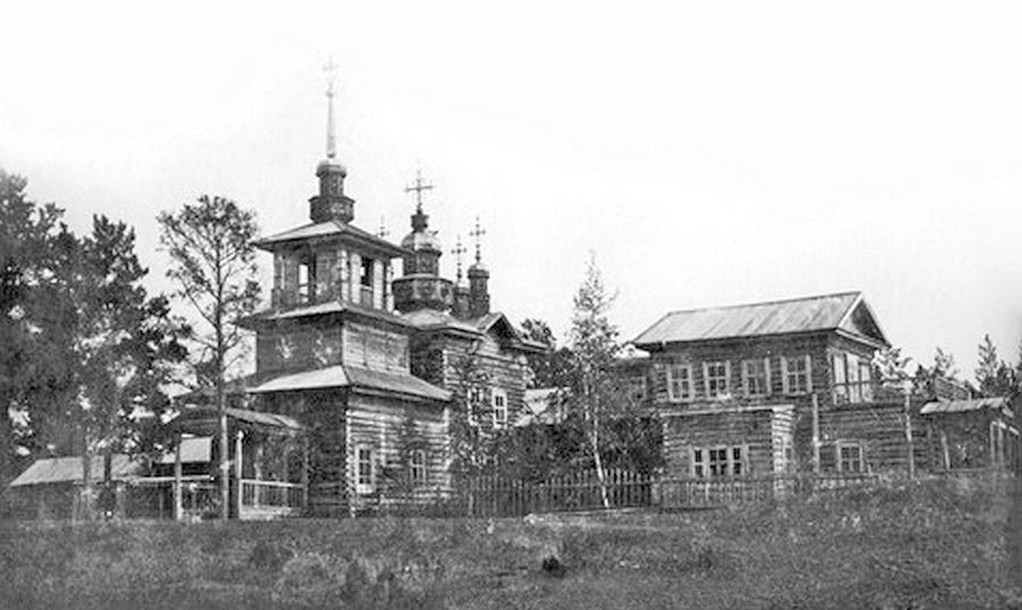 Неизвестная церковь на архиерейской даче, Якутск (Якутск, город, Республика Саха (Якутия)). архивная фотография, Старое фото