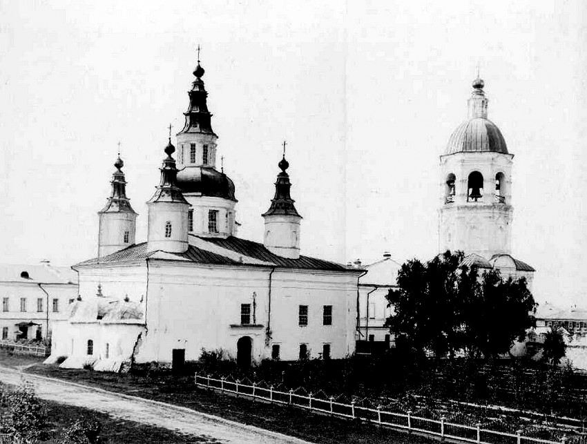 Знаменский монастырь. Собор Спаса Преображения (старый), Тобольск (Тобольский район и г. Тобольск, Тюменская область). архивная фотография, Собор Преображения Господня http://tobolskfoto.narod.ru