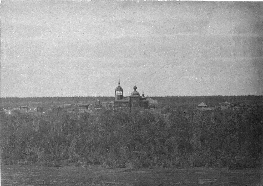 Церковь Покрова Пресвятой Богородицы, Среднеколымск (Среднеколымский район, Республика Саха (Якутия)). архивная фотография, Фото 1894-1897 годов. Автор Владимир Ильич Иохельсон