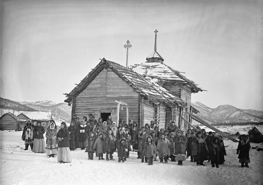 Хайрюзово. Неизвестная церковь. архивная фотография, Фото 1911 года. Автор Владимир Ильич Иохельсон