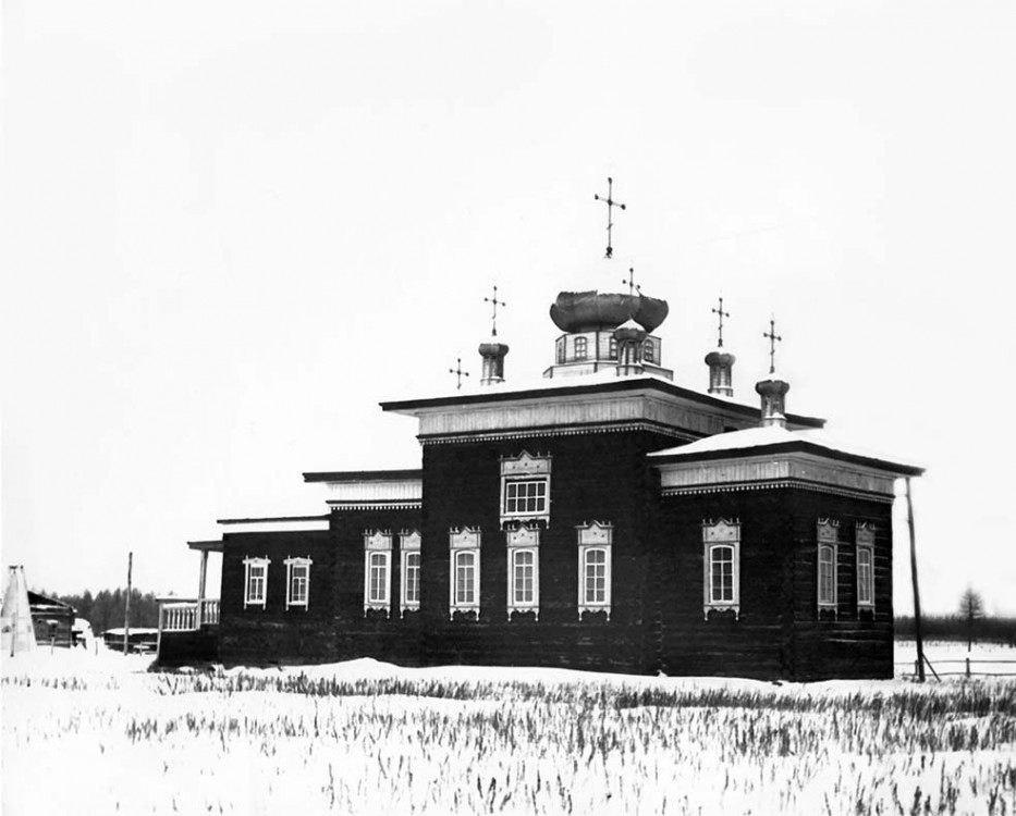 Церковь Покрова Пресвятой Богородицы, Бахсытский наслег (Чурапчинский район, Республика Саха (Якутия)). архивная фотография, Старое фото