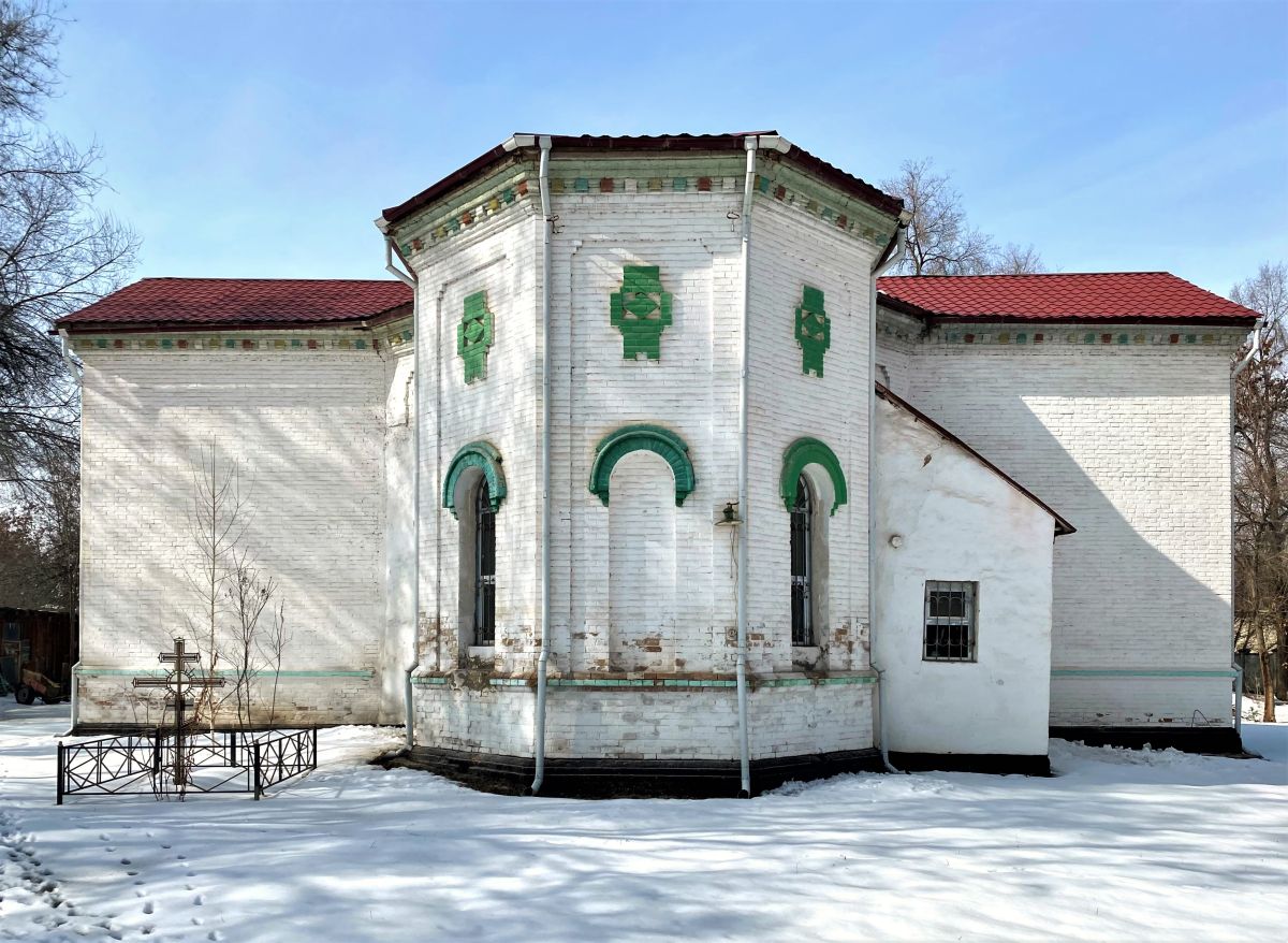 Покровка. Церковь Покрова Пресвятой Богородицы. фасады, Вид с востока