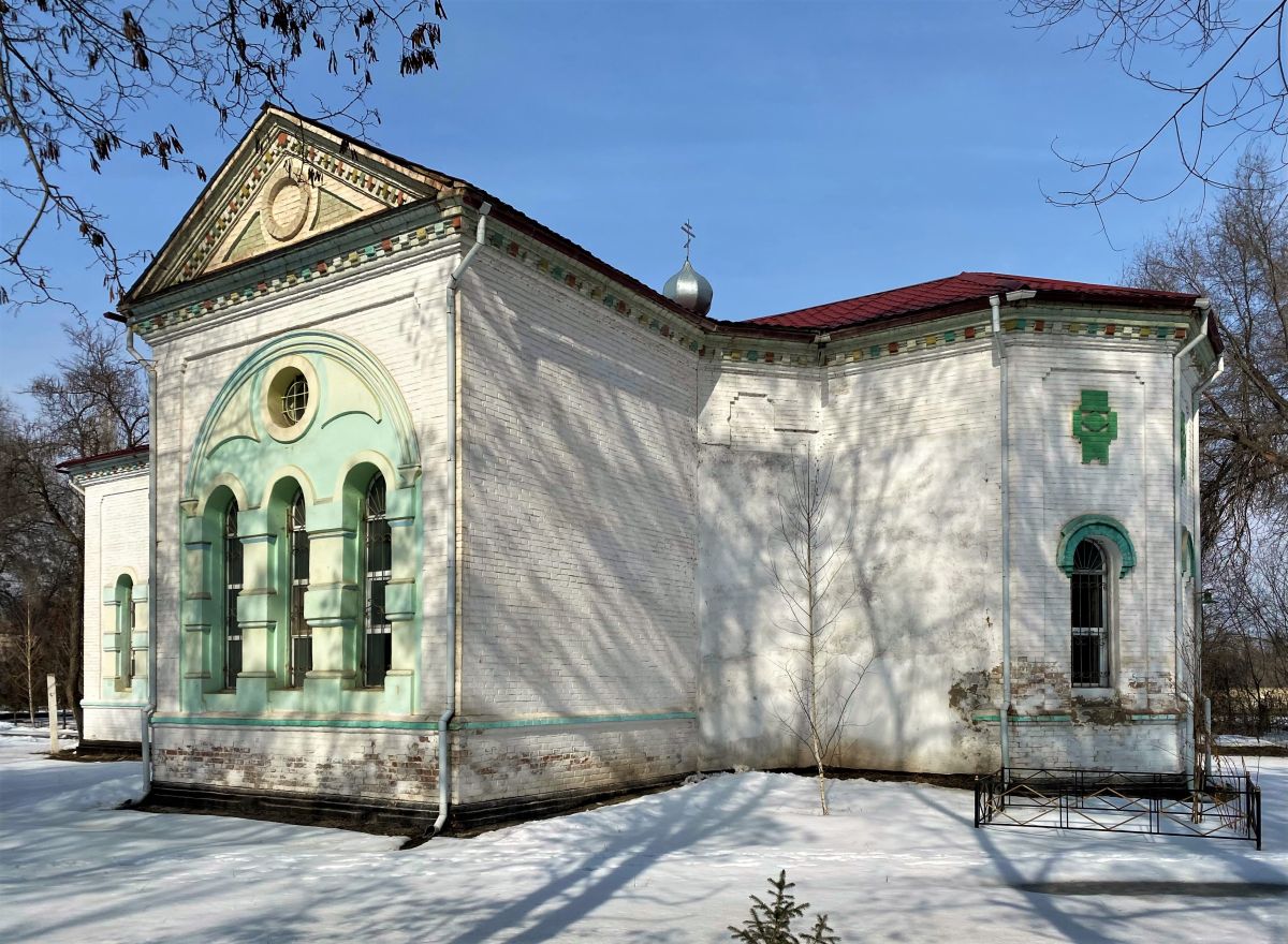 Церковь Покрова Пресвятой Богородицы, Покровка (Кыргызстан, Прочие страны). фасады, Вид с юго-востока