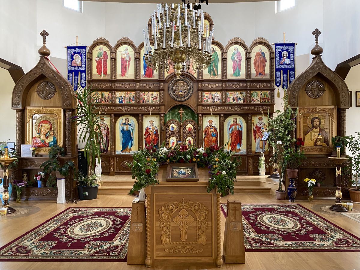 Церковь Михаила Архангела, Беловодское (Кыргызстан, Прочие страны). интерьер и убранство, Интерьер основного объёма