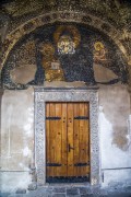 Церковь Пресвятой Богородицы, фреска над входом в церковь<br>, Призрен, АК Косово и Метохия, Призренский округ, Сербия