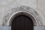 Милешевский Вознесенский монастырь. Церковь Вознесения Господня, деталь северного портала<br>, Милешево, Златиборский округ, Сербия