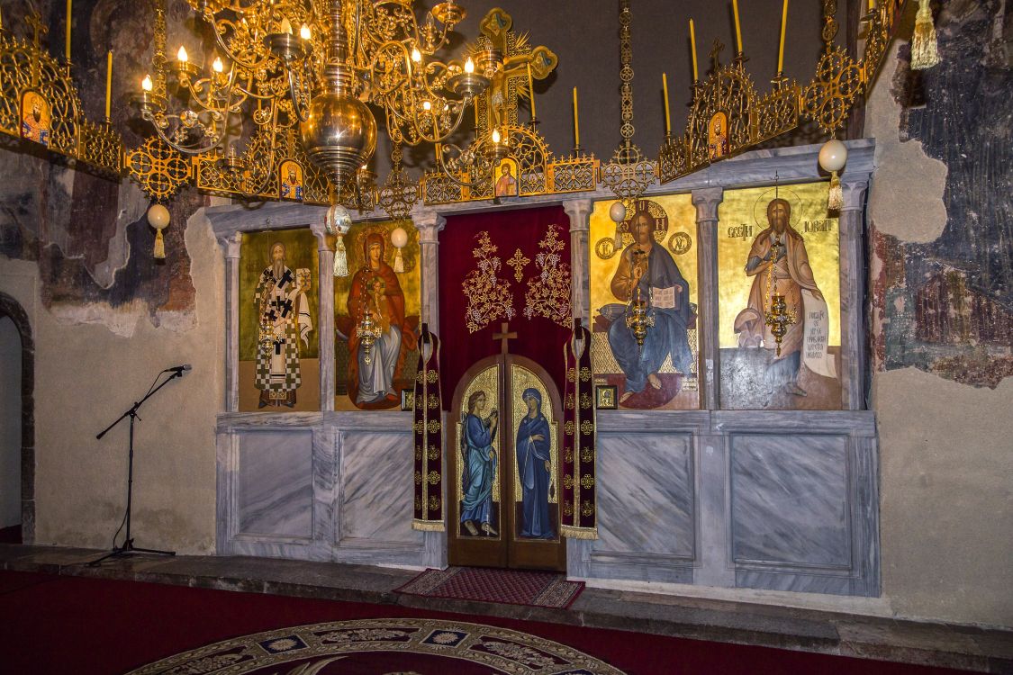 Милешевский Вознесенский монастырь. Церковь Вознесения Господня, Милешево (Златиборский округ, Сербия). интерьер и убранство, иконостас