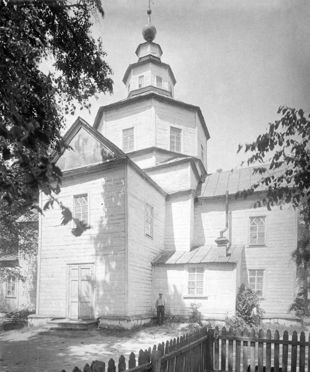 Ахтырка. Церковь Георгия Победоносца (старая). архивная фотография, Фото Стефана Таранушенко и Павла Жолтовского из экспедиции Харьковского музея украинского искусства. 1920-е г.г. Адрес хранения: Институт рукописи Национальной библиотеки Украины им. И. Вернадского