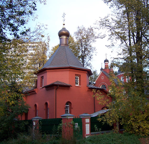 Крестильная церковь Иоакима и Анны в Бабушкине, Ярославский (Северо-Восточный административный округ (СВАО), г. Москва). фасады, крестильный храм в честь праведных Иоакима и Анны (2005)